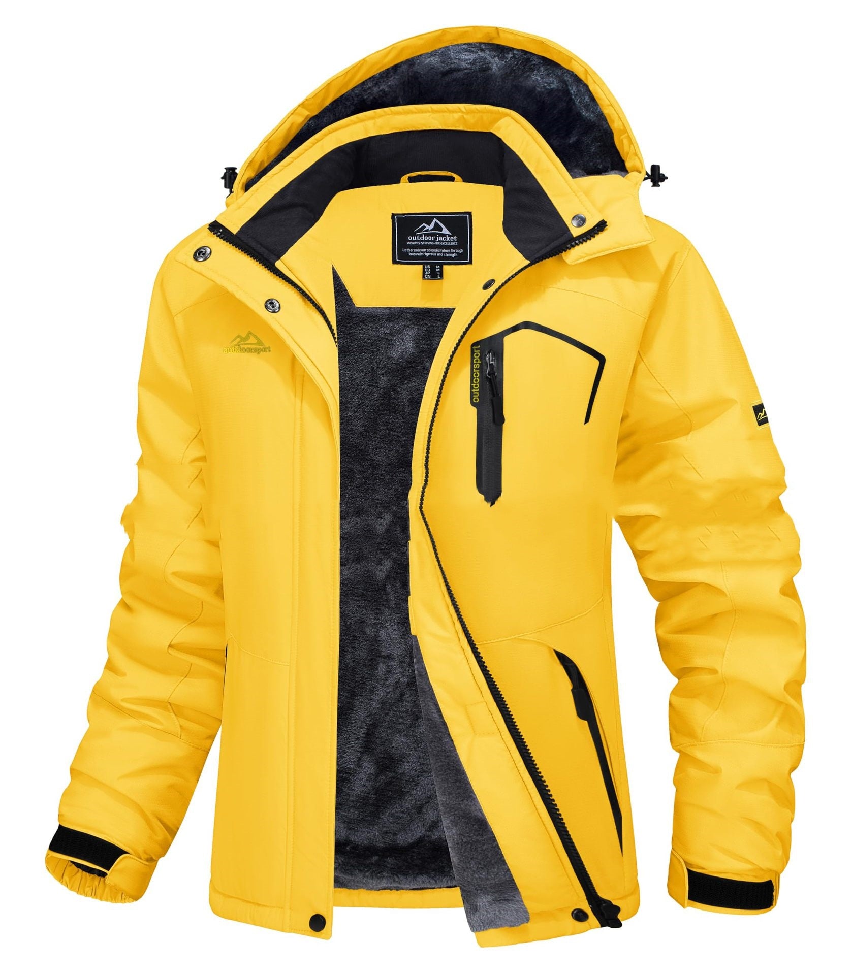 Women's Winter Casual Ski Jacket For Warmth And Windproof