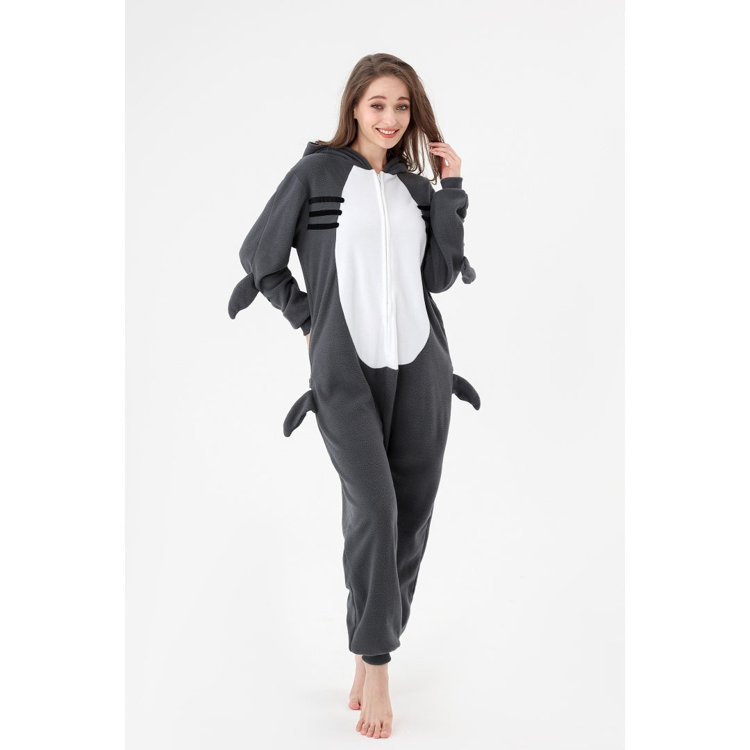 Onesie Animal Fleece Pajamas Halloween Cosplay Costumes Sleepwear Party Wear