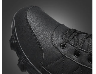 Plus-size Snow Boots For Men Fleece-lined Thickene Anti-slip Waterproof Winter Warm