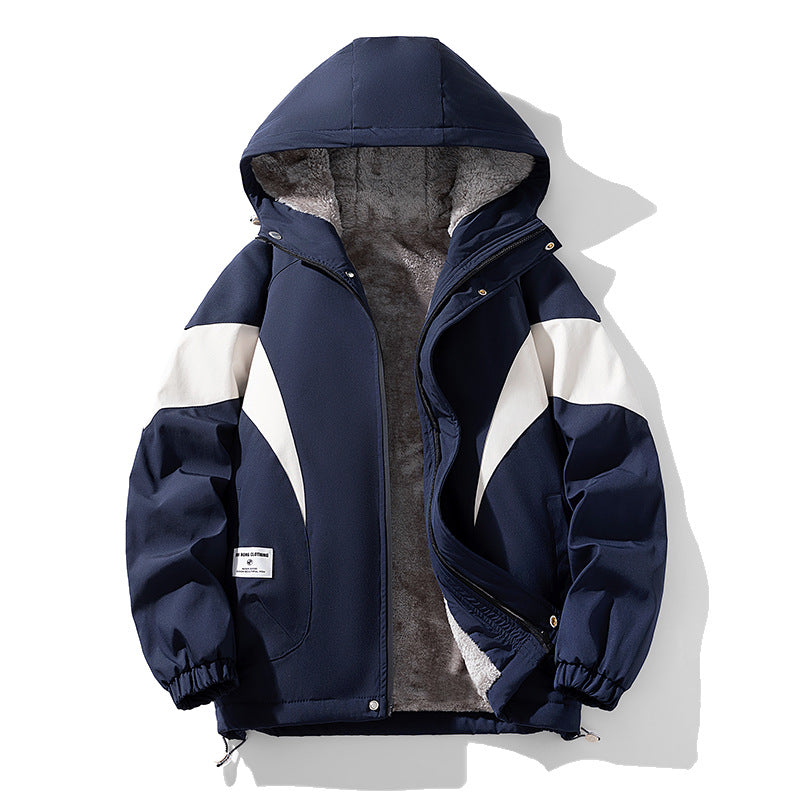 Autumn And Winter Fleece-lined Jacket