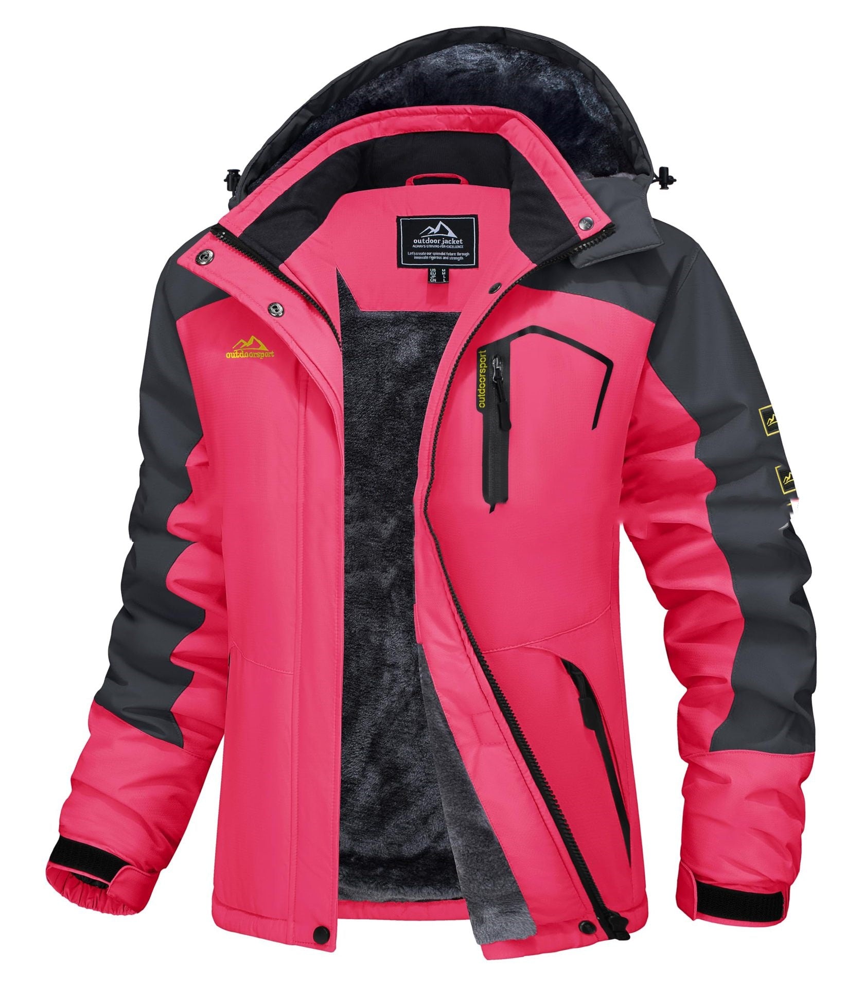 Women's Winter Casual Ski Jacket For Warmth And Windproof