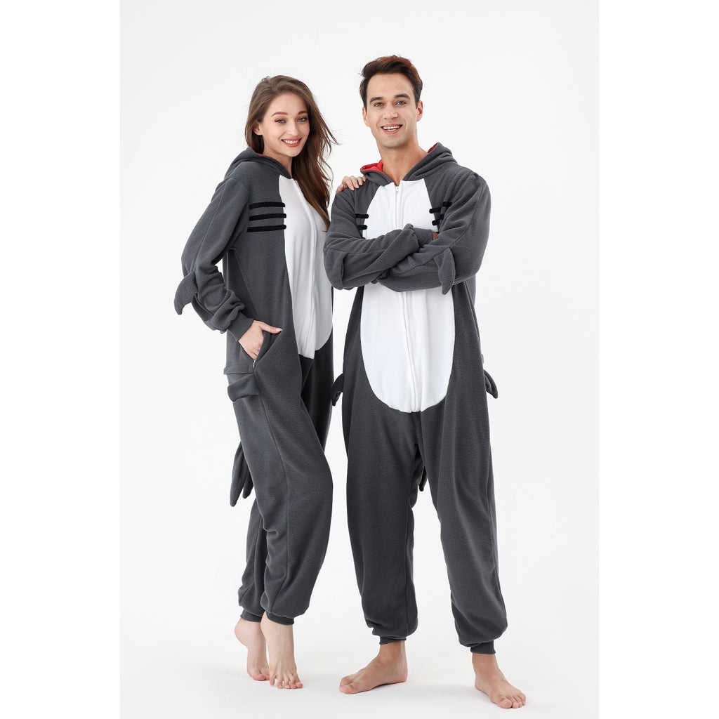 Onesie Animal Fleece Pajamas Halloween Cosplay Costumes Sleepwear Party Wear