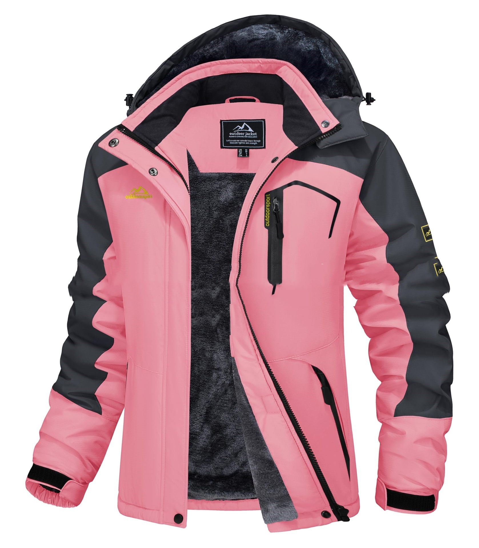 Women's Winter Casual Ski Jacket For Warmth And Windproof