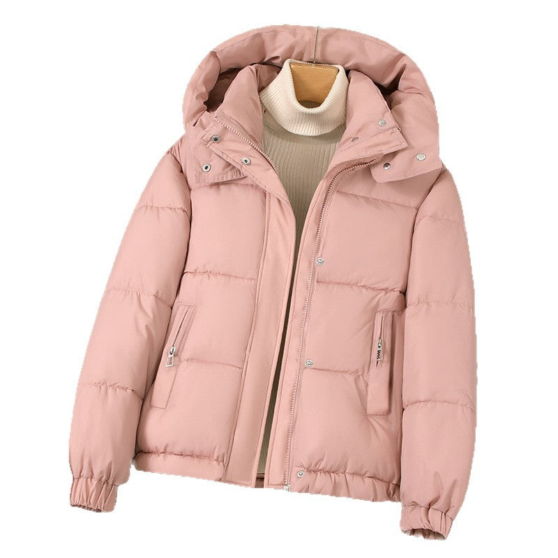Hooded Thick Padded Coat For Petite Winter Jacket